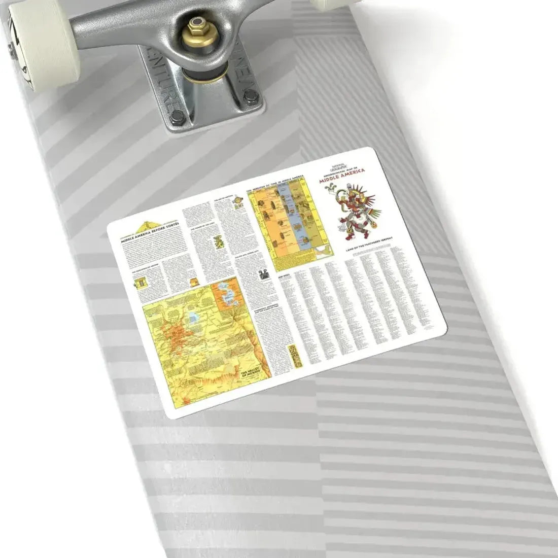 Central America - Archeological Map 2 (1968) (Map) STICKER Vinyl Kiss-Cut Decal - The Sticker Space