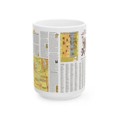 Central America - Archeological Map 2 (1968) (Map) White Coffee Mug-15oz-The Sticker Space