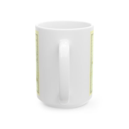 Central America - Cuba (1906) (Map) White Coffee Mug-The Sticker Space