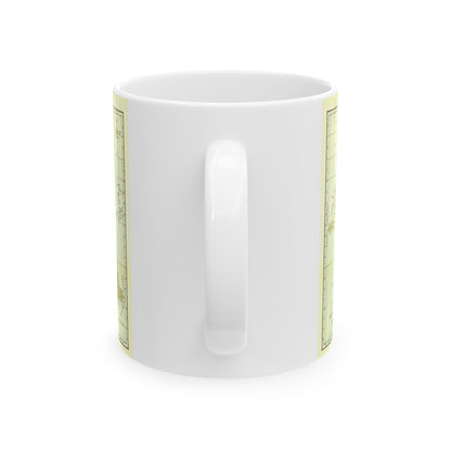 Central America - Cuba (1906) (Map) White Coffee Mug-The Sticker Space