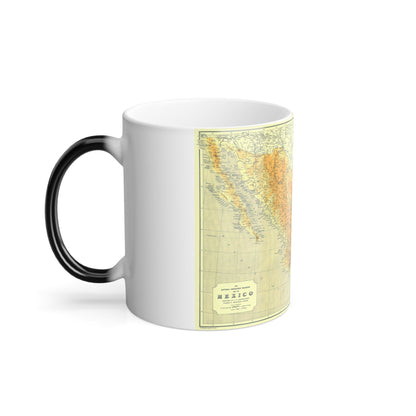 Central America & Mexico (1914) (Map) Color Changing Mug 11oz-11oz-The Sticker Space