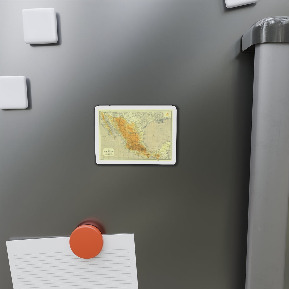 Central America & Mexico (1914) (Map) Refrigerator Magnet-The Sticker Space