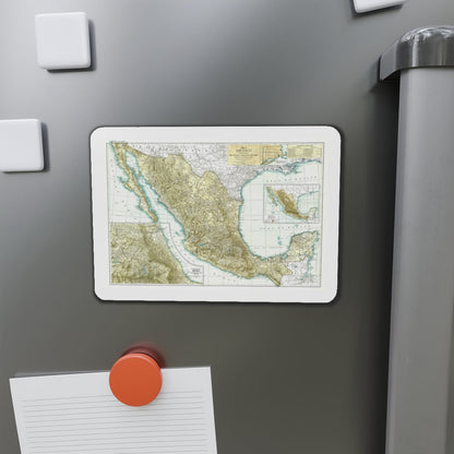 Central America & Mexico (1916) (Map) Refrigerator Magnet-The Sticker Space