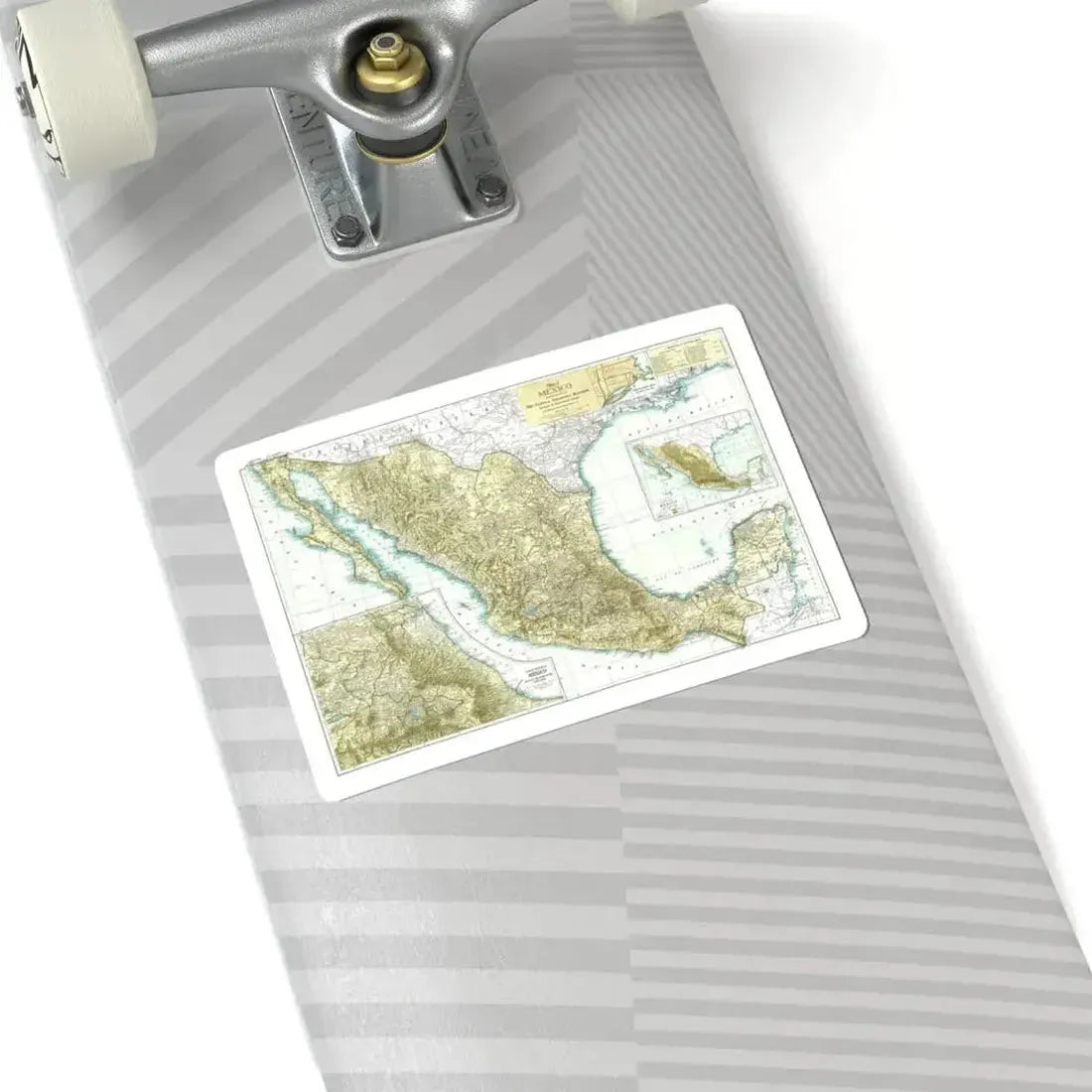 Central America & Mexico (1916) (Map) STICKER Vinyl Kiss-Cut Decal - The Sticker Space