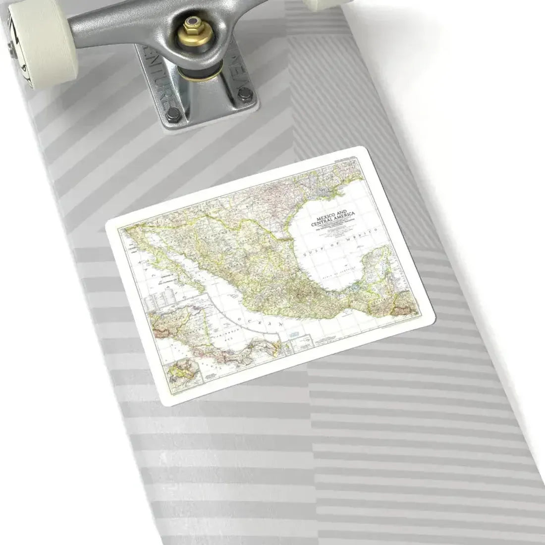 Central America & Mexico (1953) (Map) STICKER Vinyl Kiss-Cut Decal - The Sticker Space