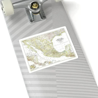Central America & Mexico (1953) (Map) STICKER Vinyl Kiss-Cut Decal - The Sticker Space