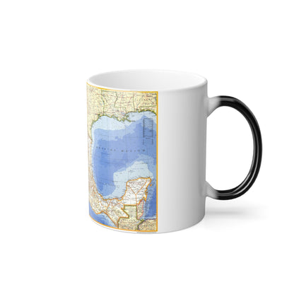 Central America - Mexico (1973) (Map) Color Changing Mug 11oz-11oz-The Sticker Space