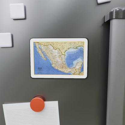 Central America - Mexico (1973) (Map) Refrigerator Magnet-The Sticker Space