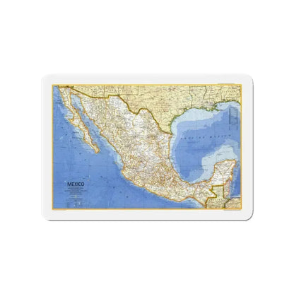 Central America - Mexico (1973) (Map) Refrigerator Magnet 4 Inch - The Sticker Space