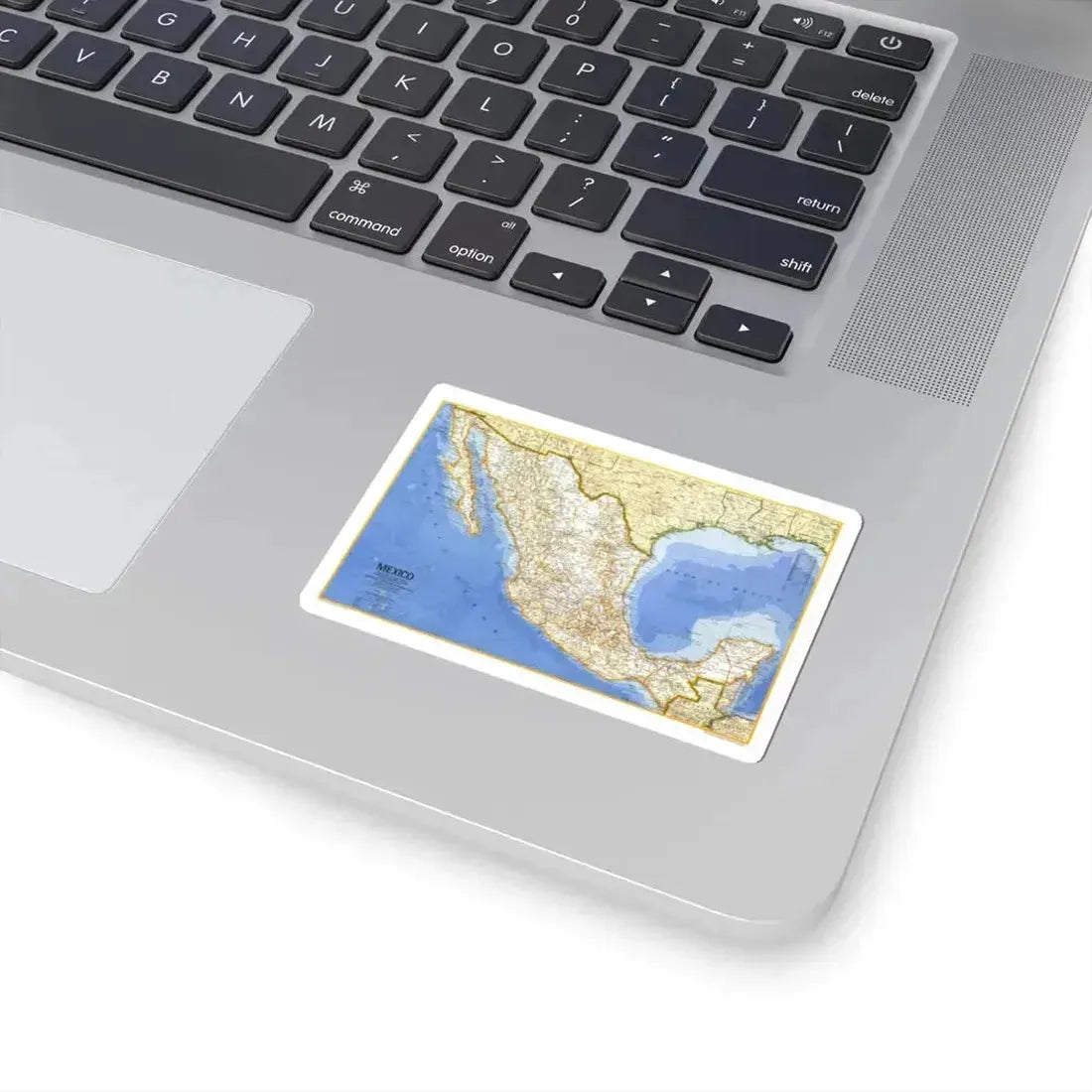 Central America - Mexico (1973) (Map) STICKER Vinyl Kiss-Cut Decal - The Sticker Space
