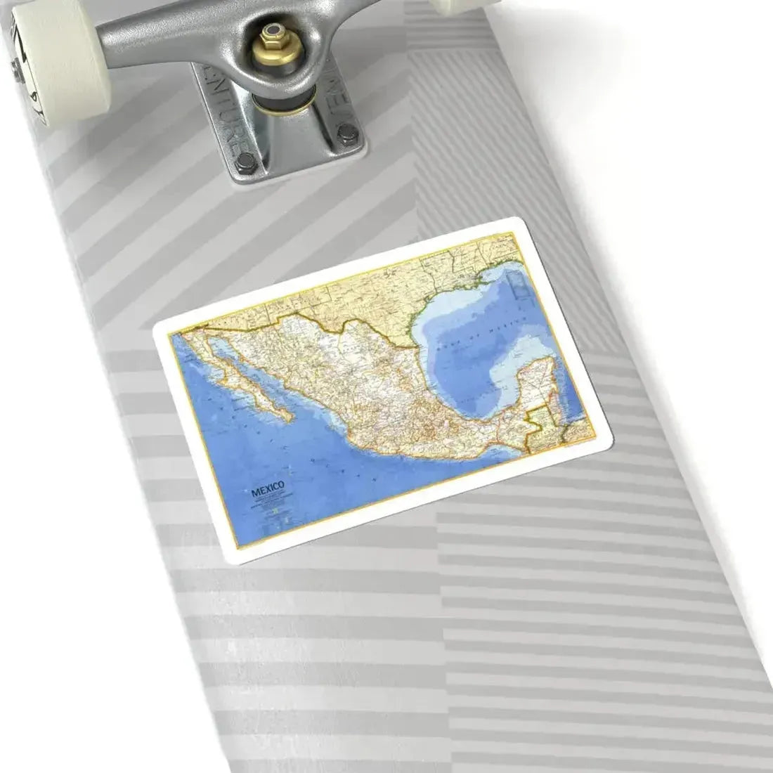 Central America - Mexico (1973) (Map) STICKER Vinyl Kiss-Cut Decal - The Sticker Space