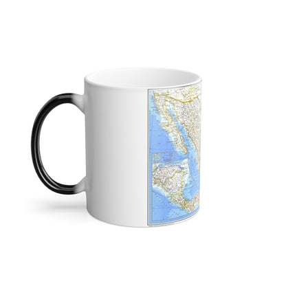 Central America & Mexico (1980) (Map) Color Changing Mug 11oz-11oz-The Sticker Space