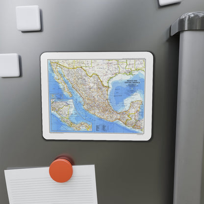 Central America & Mexico (1980) (Map) Refrigerator Magnet-The Sticker Space