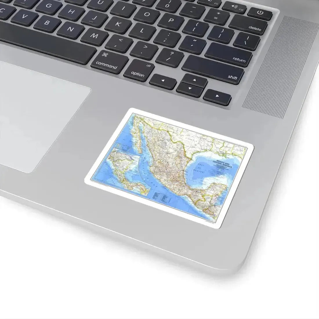 Central America & Mexico (1980) (Map) STICKER Vinyl Kiss-Cut Decal - The Sticker Space