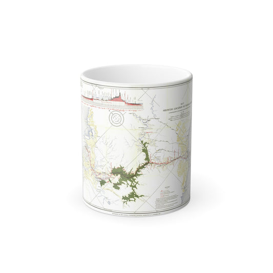 Central America - Panama Canal (1905) (Map) Color Changing Mug 11oz-11oz-The Sticker Space