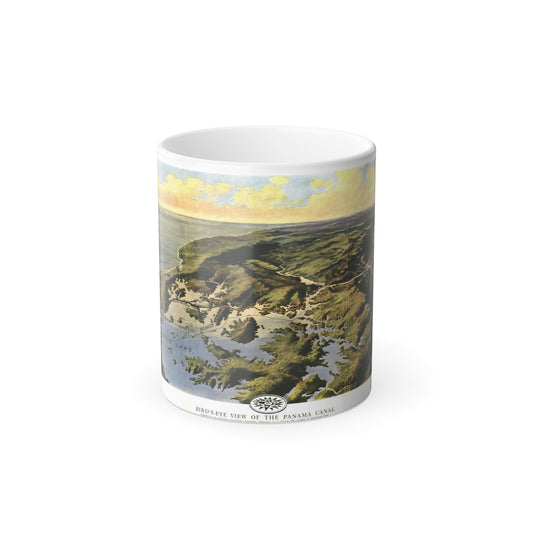 Central America - Panama Canal (1912) (Map) Color Changing Mug 11oz-11oz-The Sticker Space