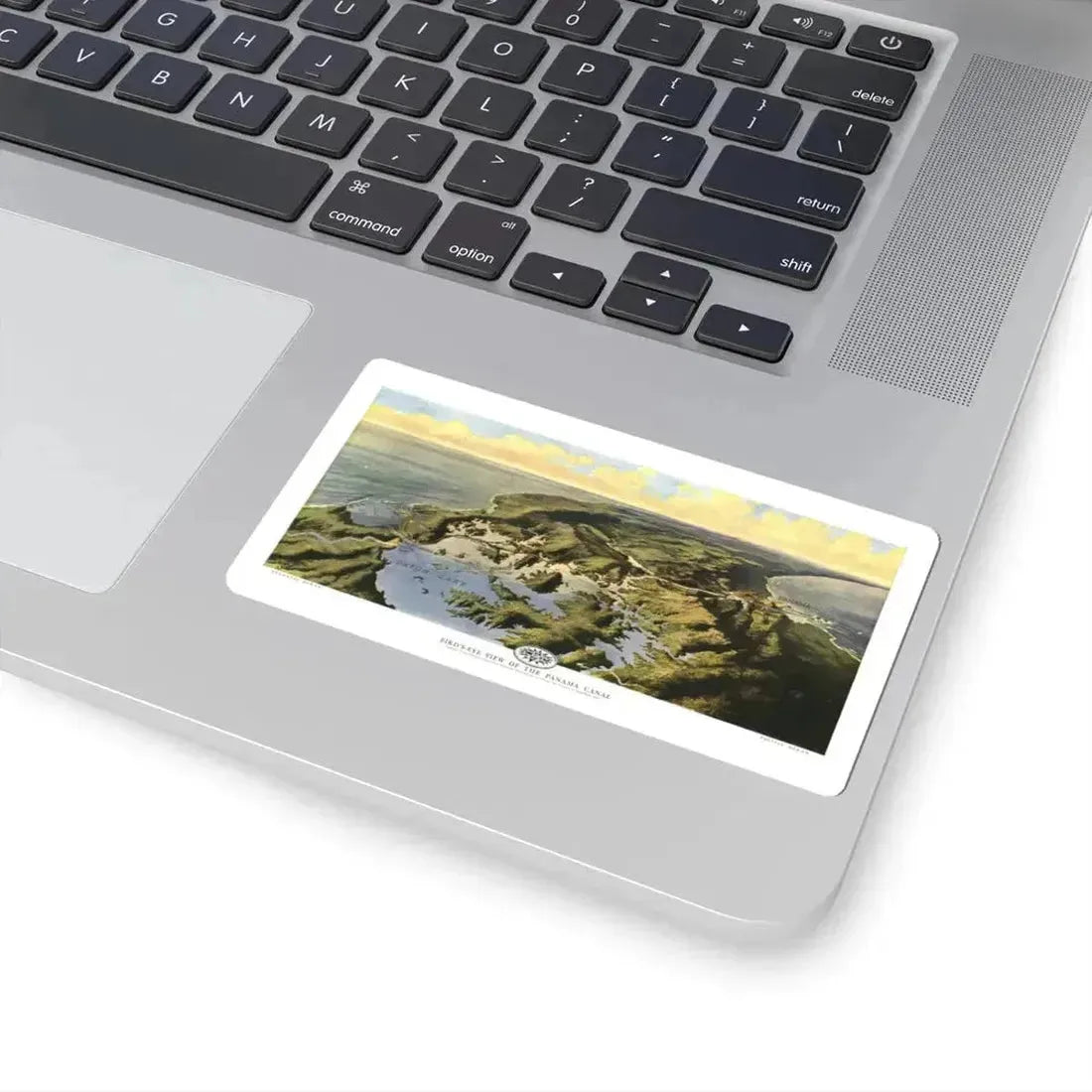 Central America - Panama Canal (1912) (Map) STICKER Vinyl Kiss-Cut Decal - The Sticker Space