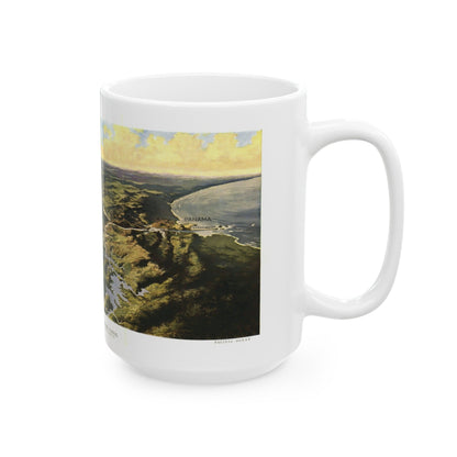 Central America - Panama Canal (1912) (Map) White Coffee Mug-The Sticker Space