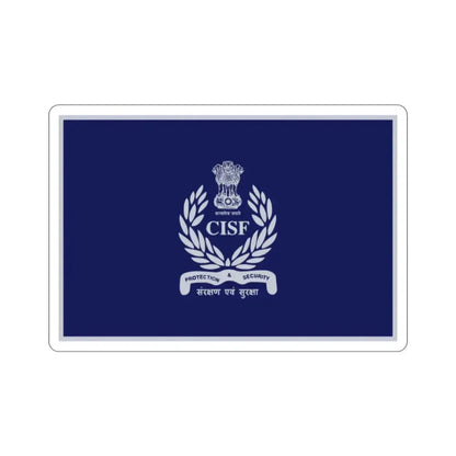 Central Industrial Security Force Flag (India) STICKER Vinyl Die-Cut Decal 2 Inch - The Sticker Space