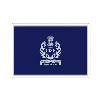 Central Industrial Security Force Flag (India) STICKER Vinyl Die-Cut Decal 3 Inch - The Sticker Space