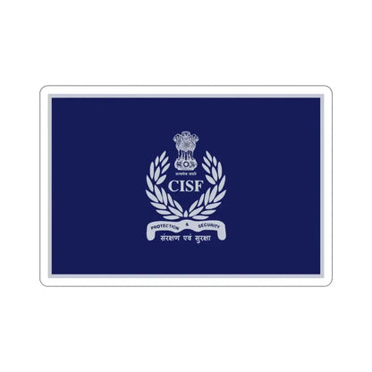 Central Industrial Security Force Flag (India) STICKER Vinyl Die-Cut Decal 4 Inch - The Sticker Space