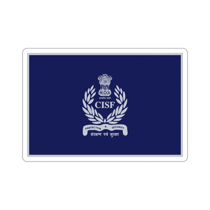 Central Industrial Security Force Flag (India) STICKER Vinyl Die-Cut Decal-6 Inch-The Sticker Space