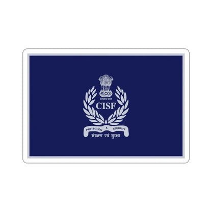 Central Industrial Security Force Flag (India) STICKER Vinyl Die-Cut Decal - The Sticker Space