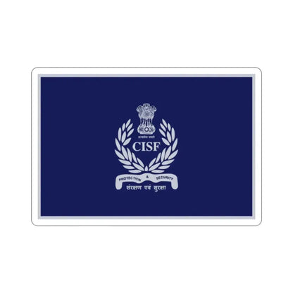 Central Industrial Security Force Flag (India) STICKER Vinyl Die-Cut Decal - The Sticker Space