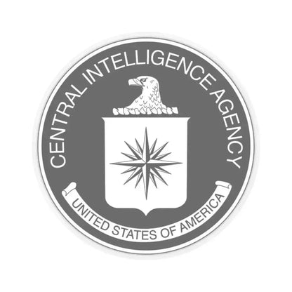 Central Intelligence Agency CIA BW - STICKER Vinyl Kiss-Cut Decal 2 Inch Transparent - The Sticker Space