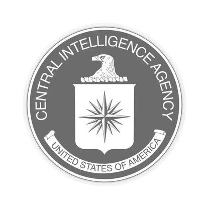 Central Intelligence Agency CIA BW - STICKER Vinyl Kiss-Cut Decal 6 Inch Transparent - The Sticker Space