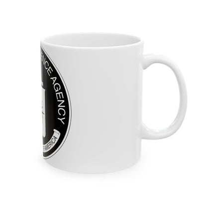 Central Intelligence Agency CIA BW - White Coffee Mug-The Sticker Space