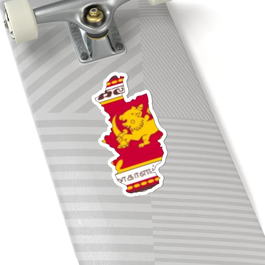 Central Province Flag-map (Sri Lanka) STICKER Vinyl Kiss-Cut Decal - The Sticker Space