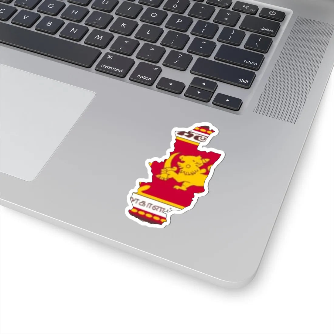 Central Province Flag-map (Sri Lanka) STICKER Vinyl Kiss-Cut Decal - The Sticker Space