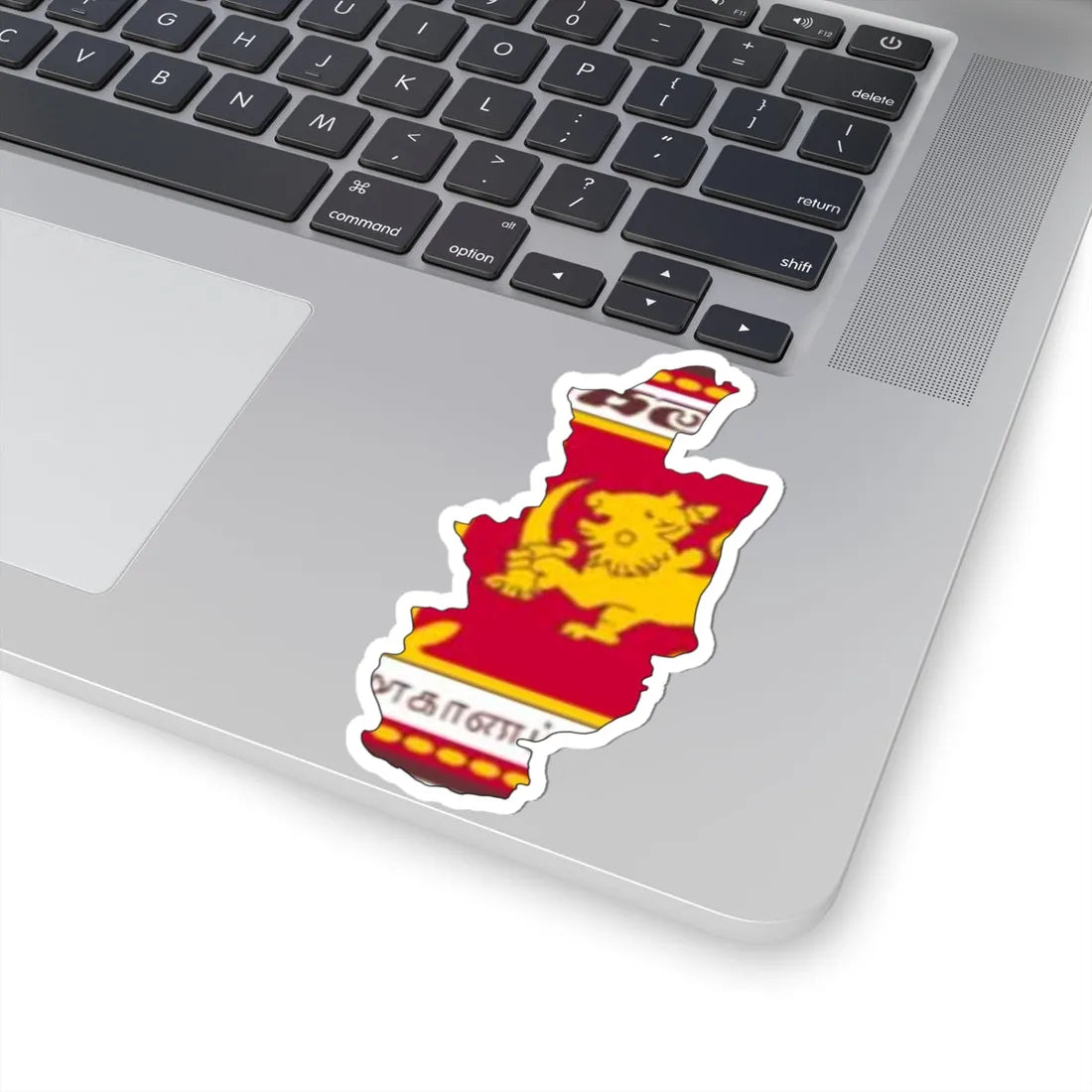 Central Province Flag-map (Sri Lanka) STICKER Vinyl Kiss-Cut Decal - The Sticker Space