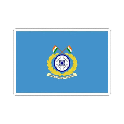 Central Reserve Police Force Flag (India) STICKER Vinyl Die-Cut Decal 3 Inch - The Sticker Space