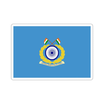 Central Reserve Police Force Flag (India) STICKER Vinyl Die-Cut Decal-5 Inch-The Sticker Space