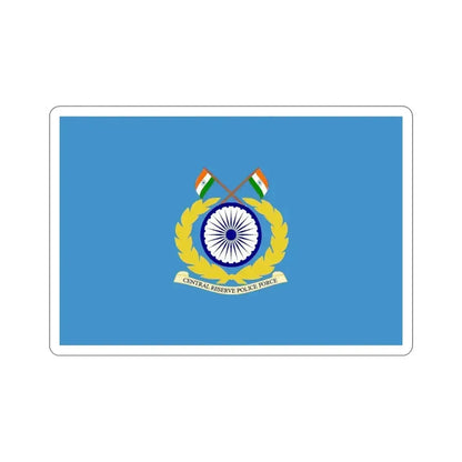 Central Reserve Police Force Flag (India) STICKER Vinyl Die-Cut Decal 5 Inch - The Sticker Space