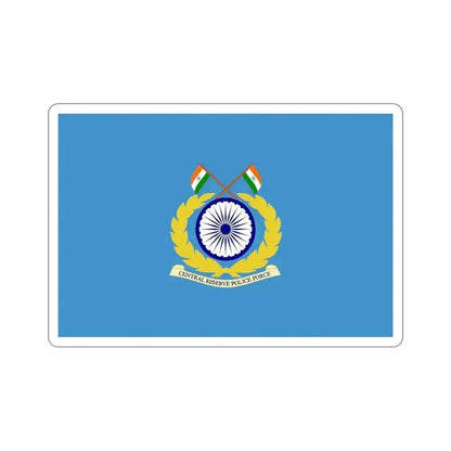Central Reserve Police Force Flag (India) STICKER Vinyl Die-Cut Decal 6 Inch - The Sticker Space