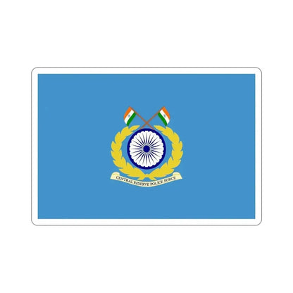Central Reserve Police Force Flag (India) STICKER Vinyl Die-Cut Decal - The Sticker Space