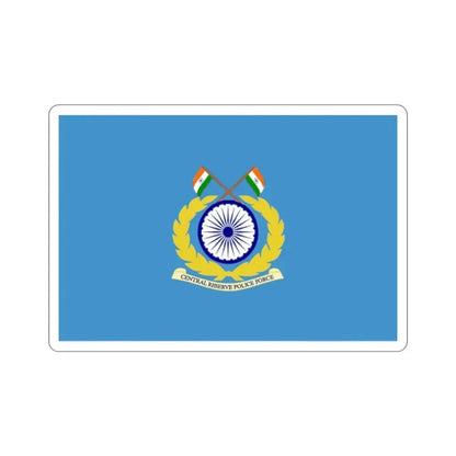 Central Reserve Police Force Flag (India) STICKER Vinyl Die-Cut Decal - The Sticker Space