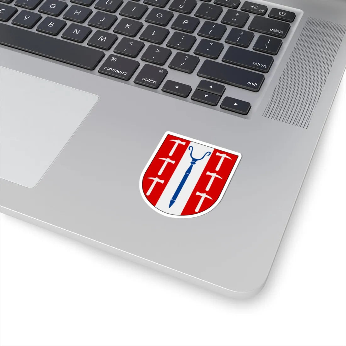 Centrala verkstadsskolan i Sundsvall vapen (Sweden) (Coat of Arms) STICKER Vinyl Kiss-Cut Decal - The Sticker Space