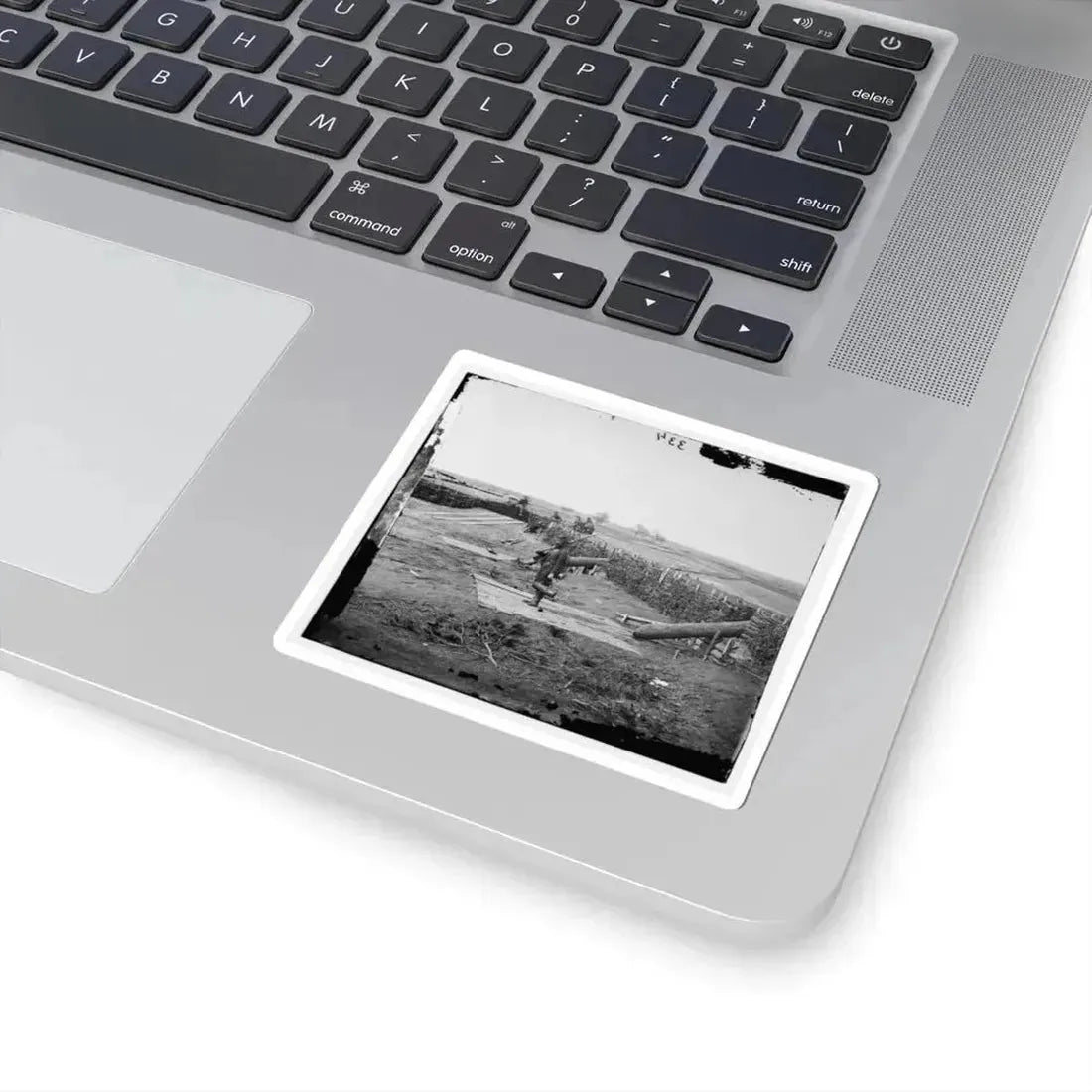 Centreville, Va. Fort on the Heights, With Quaker Guns (U.S. Civil War) STICKER Vinyl Kiss-Cut Decal - The Sticker Space