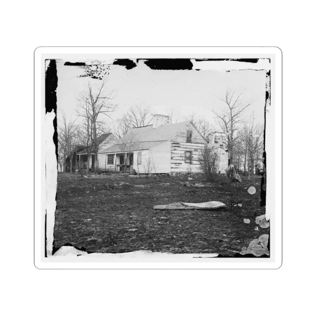 Centreville, Va., Vicinity. Mrs. Spinner's House (U.S. Civil War) STICKER Vinyl Kiss-Cut Decal 3 Inch White - The Sticker Space
