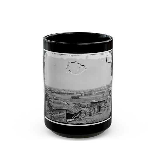 Centreville, Va. Confederate Winter Quarters, South View (U.S. Civil War) Black Coffee Mug-15oz-The Sticker Space