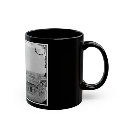 Centreville, Va. Confederate Winter Quarters, South View (U.S. Civil War) Black Coffee Mug-The Sticker Space