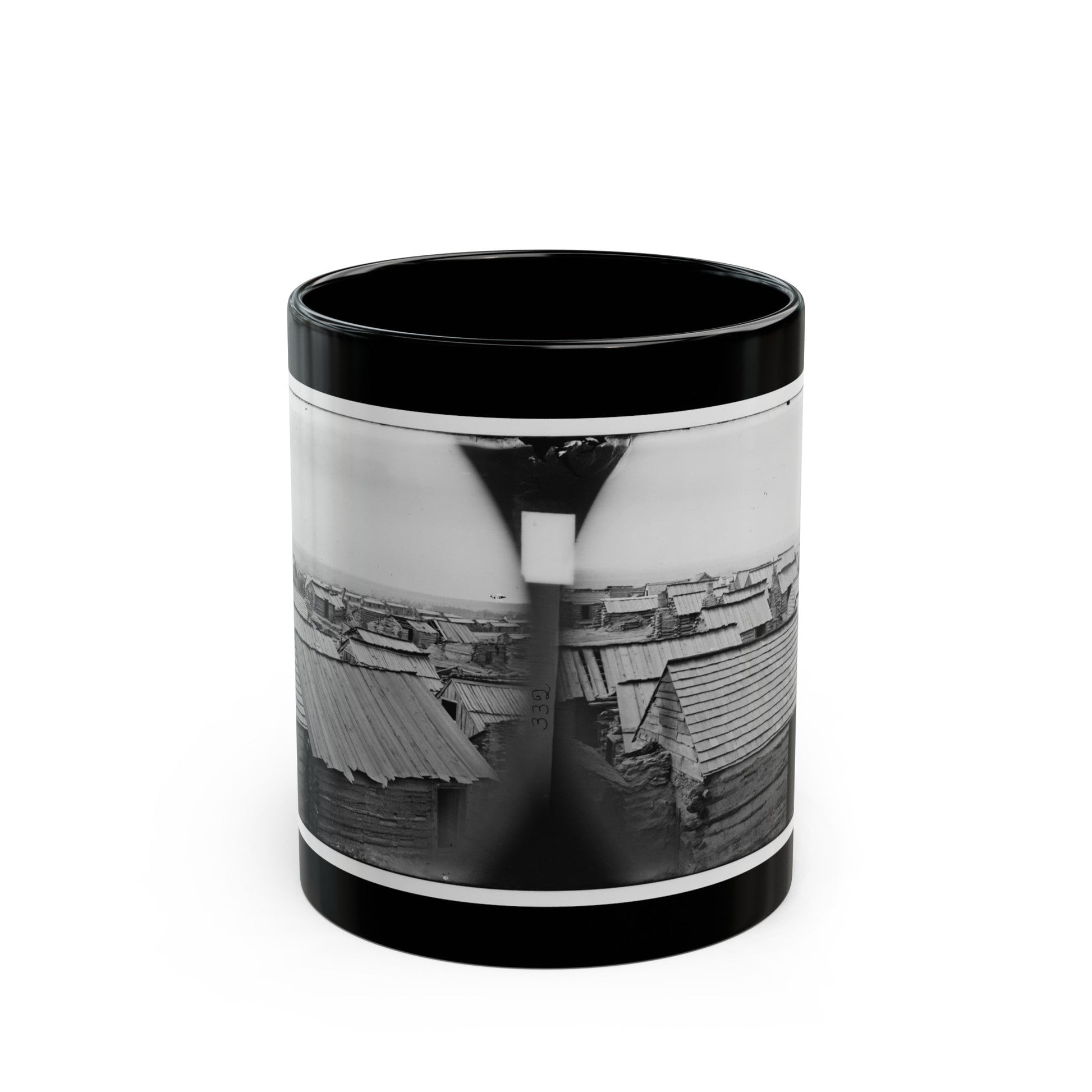 Centreville, Va. Confederate Winter Quarters (U.S. Civil War) Black Coffee Mug-11oz-The Sticker Space