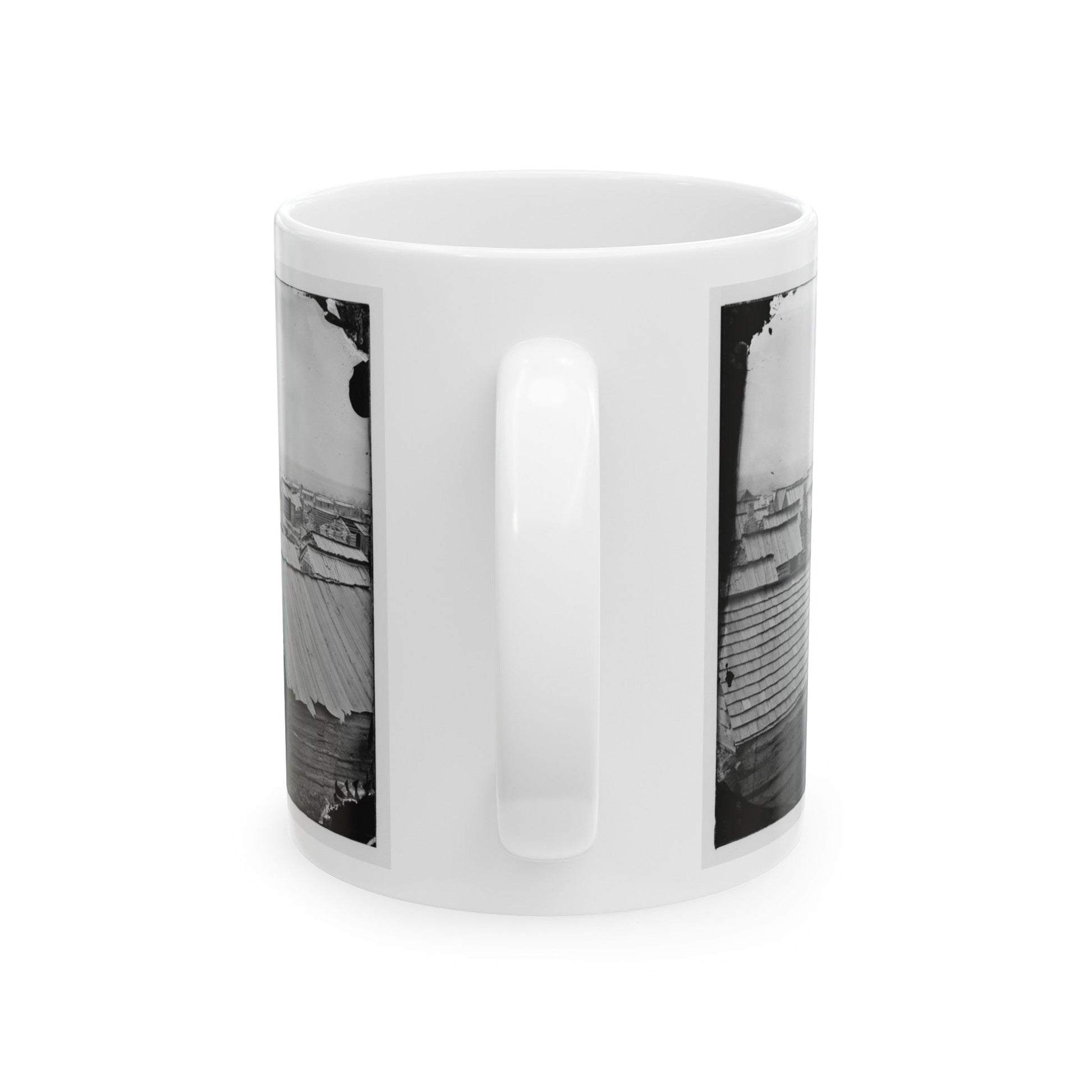 Centreville, Va. Confederate Winter Quarters (U.S. Civil War) White Coffee Mug-The Sticker Space