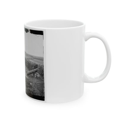 Centreville, Va. Fort On The Heights, With Quaker Guns (U.S. Civil War) White Coffee Mug