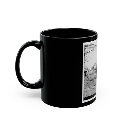 Centreville, Va. Stone Church (U.S. Civil War) Black Coffee Mug-The Sticker Space