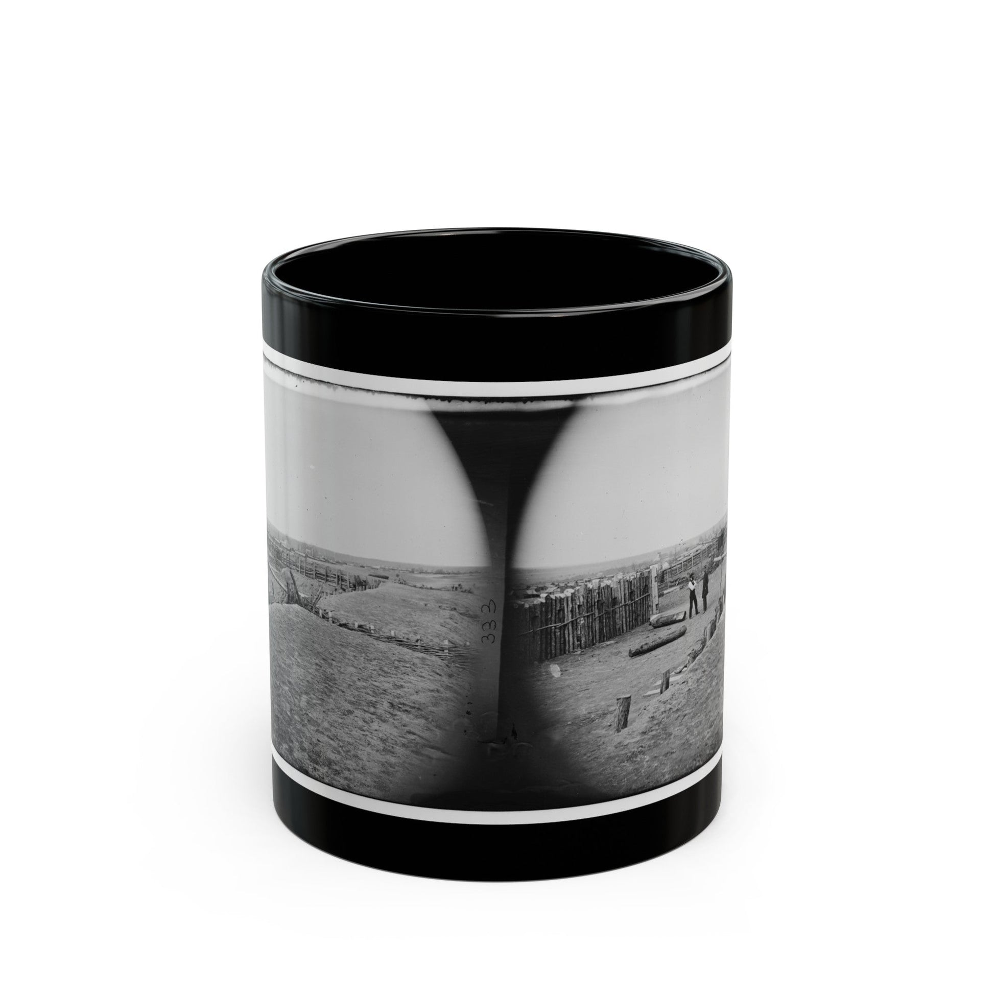 Centreville, Va. The Principal Fort (U.S. Civil War) Black Coffee Mug-11oz-The Sticker Space